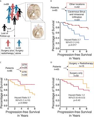 Progression-Free Survival, Prognostic Factors, and Surgical Outcome of Spheno-Orbital Meningiomas